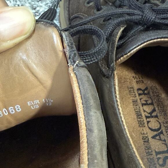 Mephisto Paco Mens Shoes Sneakers Brown Leather Air Relax Hydro Protect Size 12 - Picture 7 of 9